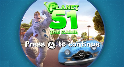 Planet 51: The Game - Screenshot - Game Title Image