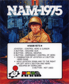 NAM-1975 - Arcade - Controls Information Image