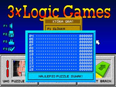 3x Logic Games - Screenshot - High Scores Image