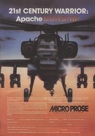 Gunship: The Helicopter Simulation - Advertisement Flyer - Front Image