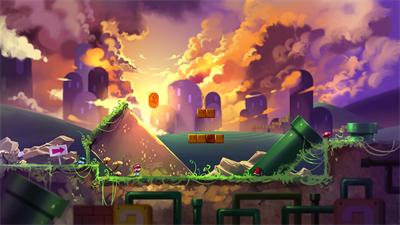 Super Mario World Widescreen Edition - Fanart - Background Image