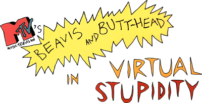 Beavis and Butt-Head in Virtual Stupidity - Clear Logo Image