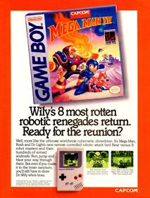 Mega Man IV - Advertisement Flyer - Front Image