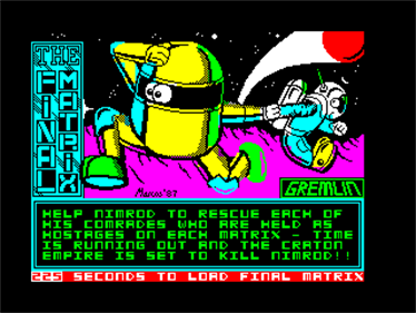 The Final Matrix - Screenshot - Game Title Image
