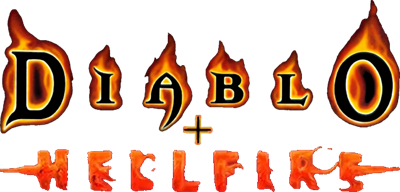 Diablo + Hellfire - Clear Logo Image