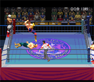 Jikkyou Power Pro Wrestling '96: Max Voltage - Screenshot - Gameplay Image