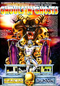 Ghouls 'n' Ghosts - Advertisement Flyer - Front