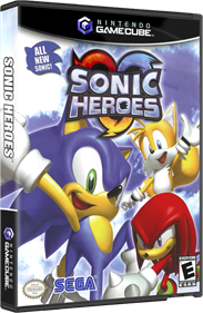 Sonic Heroes - Box - 3D Image