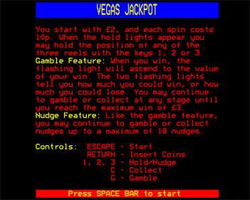 Vegas Jackpot - Screenshot - Game Title Image