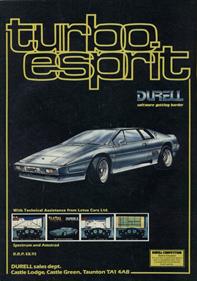 Turbo Esprit - Advertisement Flyer - Front Image