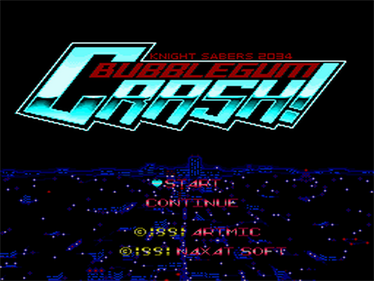 Bubblegum Crash! Knight Sabers 2034  - Screenshot - Game Title Image