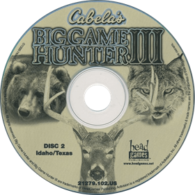 Cabela's Big Game Hunter III - Disc Image