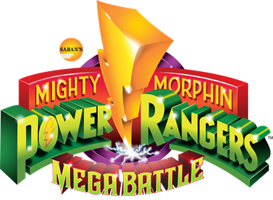 Mighty Morphin Power Rangers: Mega Battle - Clear Logo Image