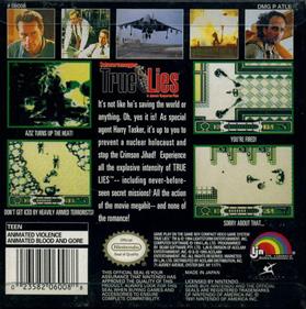 True Lies - Box - Back Image