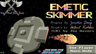 Emetic Skimmer - Screenshot - Game Title Image