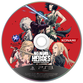 No More Heroes: Heroes' Paradise - Fanart - Disc Image