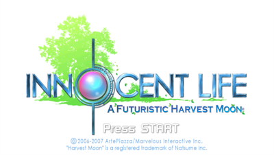 Innocent Life: A Futuristic Harvest Moon - Screenshot - Game Title Image