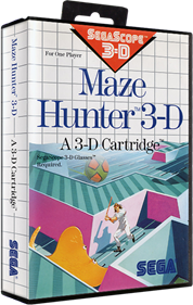 Maze Hunter 3-D - Box - 3D Image