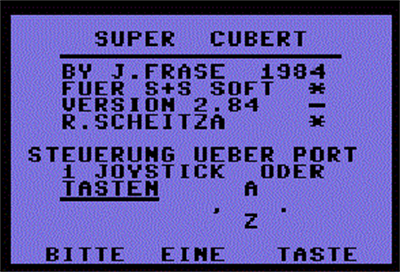 3D Cubert 64 - Screenshot - Game Title Image