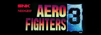 Aero Fighters 3 - Arcade - Marquee Image