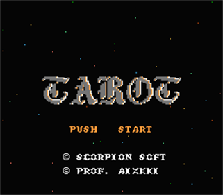Tarot Uranai - Screenshot - Game Title Image