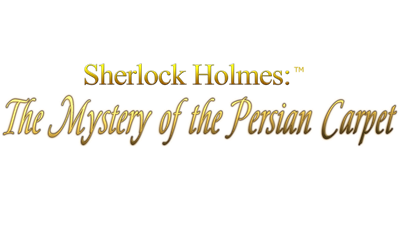 Sherlock Holmes: The Mystery of the Persian Carpet - Clear Logo Image