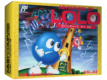 Adventures of Lolo 2 - Box - 3D Image