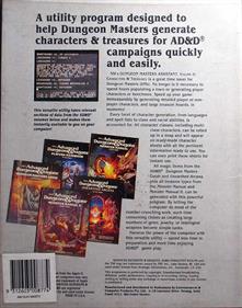 Advanced Dungeons & Dragons: Dungeon Masters Assistant: Volume II: Characters & Treasures - Box - Back Image