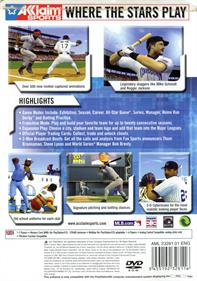 All-Star Baseball 2003 - Box - Back Image
