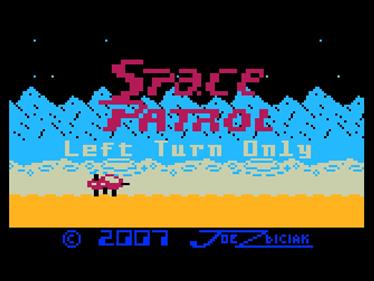 Space Patrol - Screenshot - Game Title Image