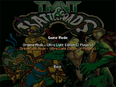 Teenage Mutant Ninja Turtles and BattleToads (Special Edition) - Screenshot - Game Select Image