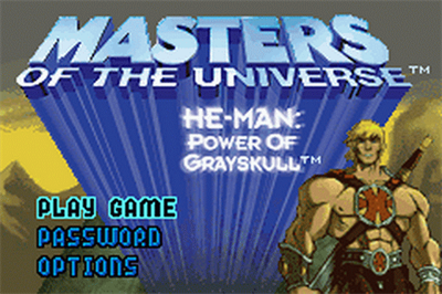 Masters of the Universe: He-Man: Power of Grayskull - Screenshot - Game Title Image
