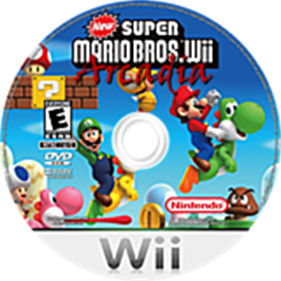 New Super Mario Bros. Wii Arcadia - Disc Image