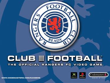 Club Football: Rangers FC - Advertisement Flyer - Front Image