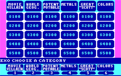 Jeopardy! 3rd Edition - Screenshot - Gameplay Image