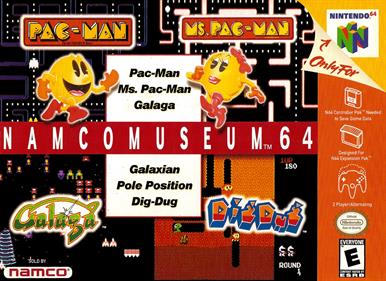 Namco Museum 64 - Box - Front Image