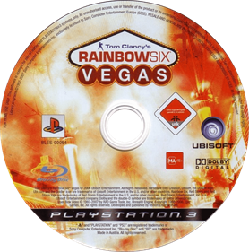 Tom Clancy's Rainbow Six: Vegas - Disc Image