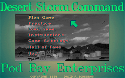 Desert Storm Command Deluxe - Screenshot - Game Select Image