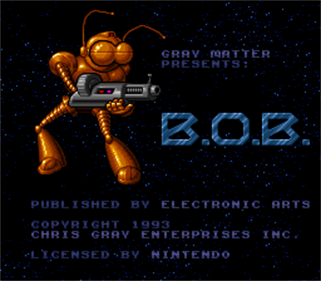 B.O.B. - Screenshot - Game Title Image