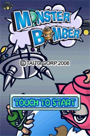 Monster Bomber - Screenshot - Game Title Image