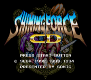 Shining Force CD - Screenshot - Game Title Image