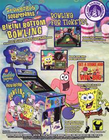 SpongeBob SquarePants Bikini Bottom Bowling - Advertisement Flyer - Front Image