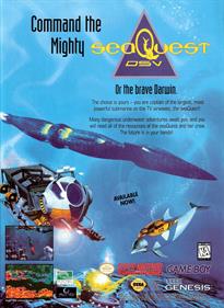 seaQuest DSV - Advertisement Flyer - Front Image