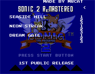 Sonic the Hedgehog 2 Remastered - Screenshot - Game Title Image