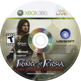 Prince of Persia: The Forgotten Sands - Disc Image