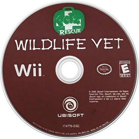 Petz Rescue: Wildlife Vet - Disc Image