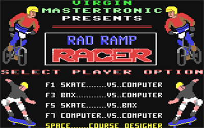 Rad Ramp Racer - Screenshot - Game Title Image