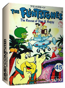The Flintstones: The Rescue of Dino & Hoppy - Box - 3D Image