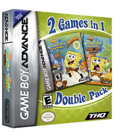 2 Games in 1: SpongeBob SquarePants: Supersponge & SpongeBob SquarePants: Revenge of the Flying Dutchman - Box - 3D Image