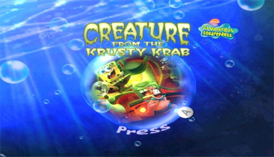 SpongeBob SquarePants: Creature from the Krusty Krab - Screenshot - Game Title Image